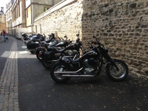 Motorbikes in Oxford
